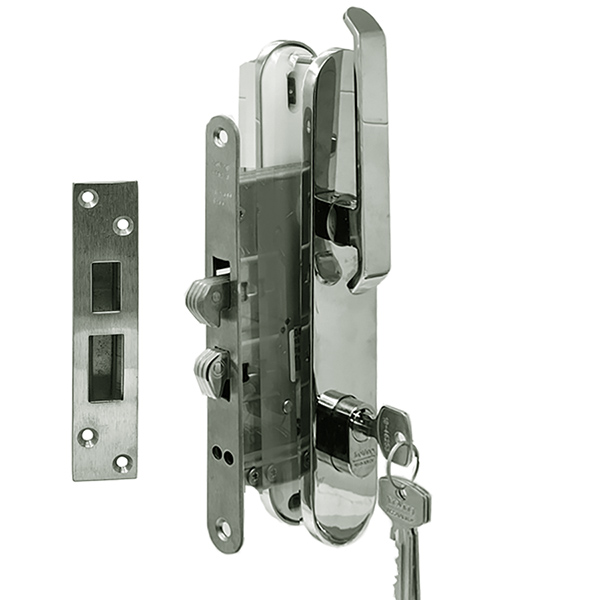 - Sliding Door Lock with 55 mm Backset With Two Hook Bolts. IZERWAREN MEGA YACHT TRIM UPGRADE. Complete Set