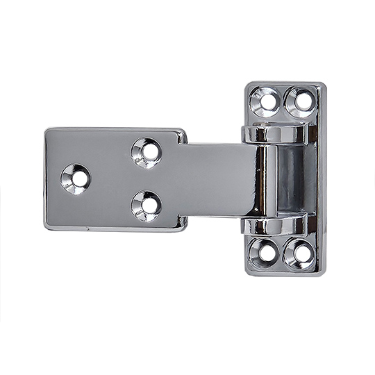 - Offset hinge 60 x 52 mm  Chrome Plated Die Cast Zinc/Aluminum.