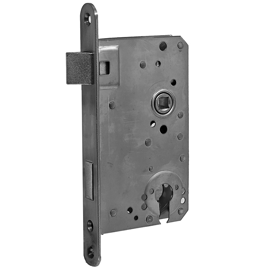 65 mm backset Heavy Duty Marine Weather Door Lock. Stainless Steel