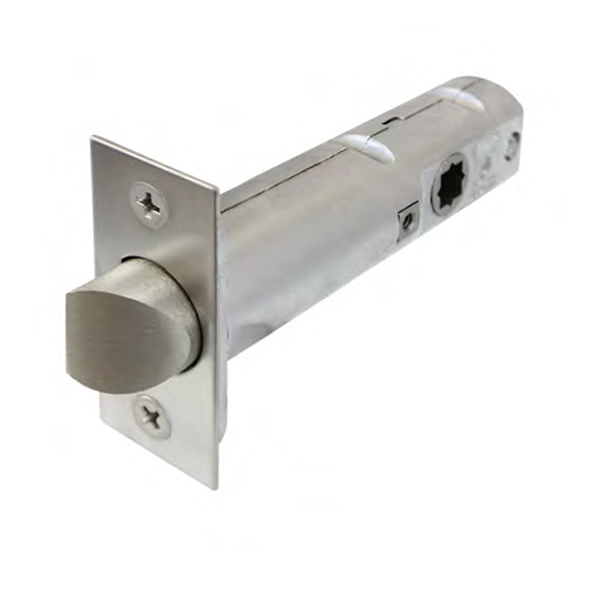 ` Tubular Latch, with passage function. 2 3/4 inch backset