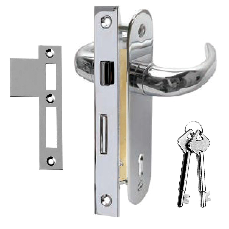 Door Lock 30 mm Backset with Skeleton Key Function, 