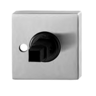 Tubular Privacy Square Rose for Levers. 55 x 55 mm. Sold as pair. Satin Stainless Steel