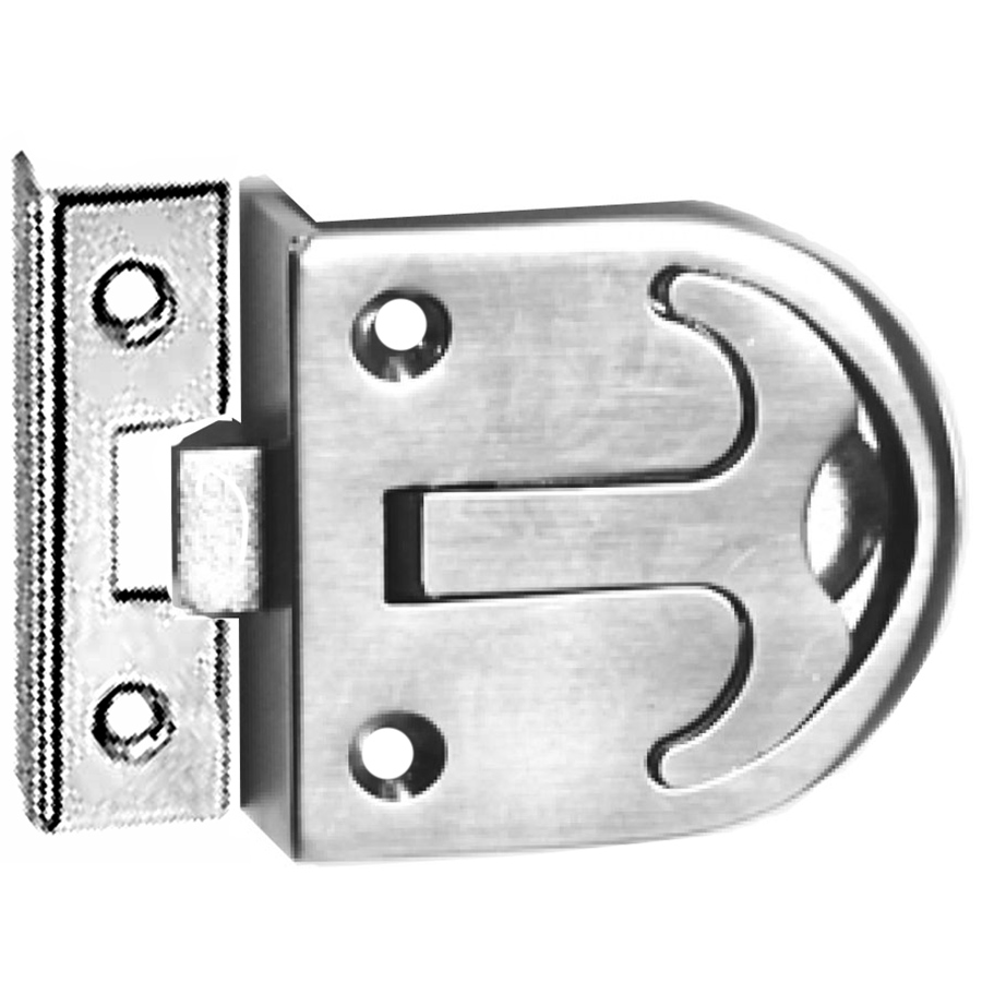 Slam Latch Anchor Model.  Flush Mounting. 2 7/16 x 2 1/4 inch. for 3/4 inch thick doors.