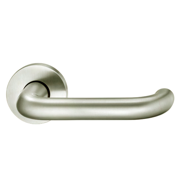 Door Lever 142 x 62 x 18 mm. U Shaped Model. Sold as Pair