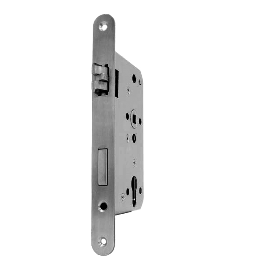 Entry Mortise Lock SET 65 mm Backset. GSV and S&B. Izerwaren Upgrade. Heavy Duty Polished Stainless Steel.