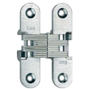 316 Stainless Invisible Hinge. 2 Size: 2 3/4 x 1 45/64 inch. Minimum door thickness 1 inch