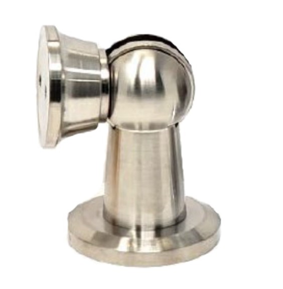 Magnetic Door Holder Satin Nickel plated Brass LD