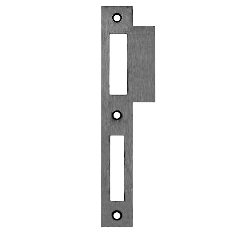 Strike Plate for Wilka Mortise Locks #18.490 with 60 mm backset. Chrome plated brass